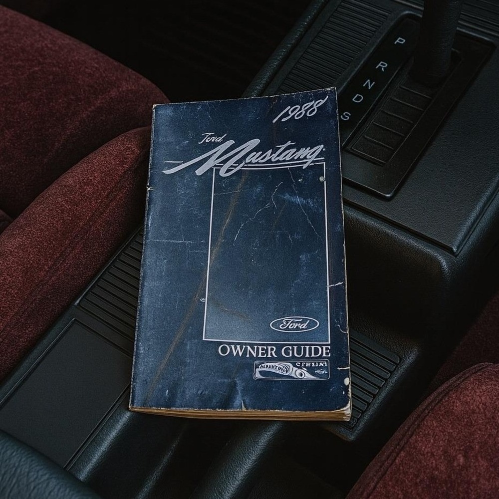 1988 Ford Mustang Owners Manual Guide Vintage Automotive Book